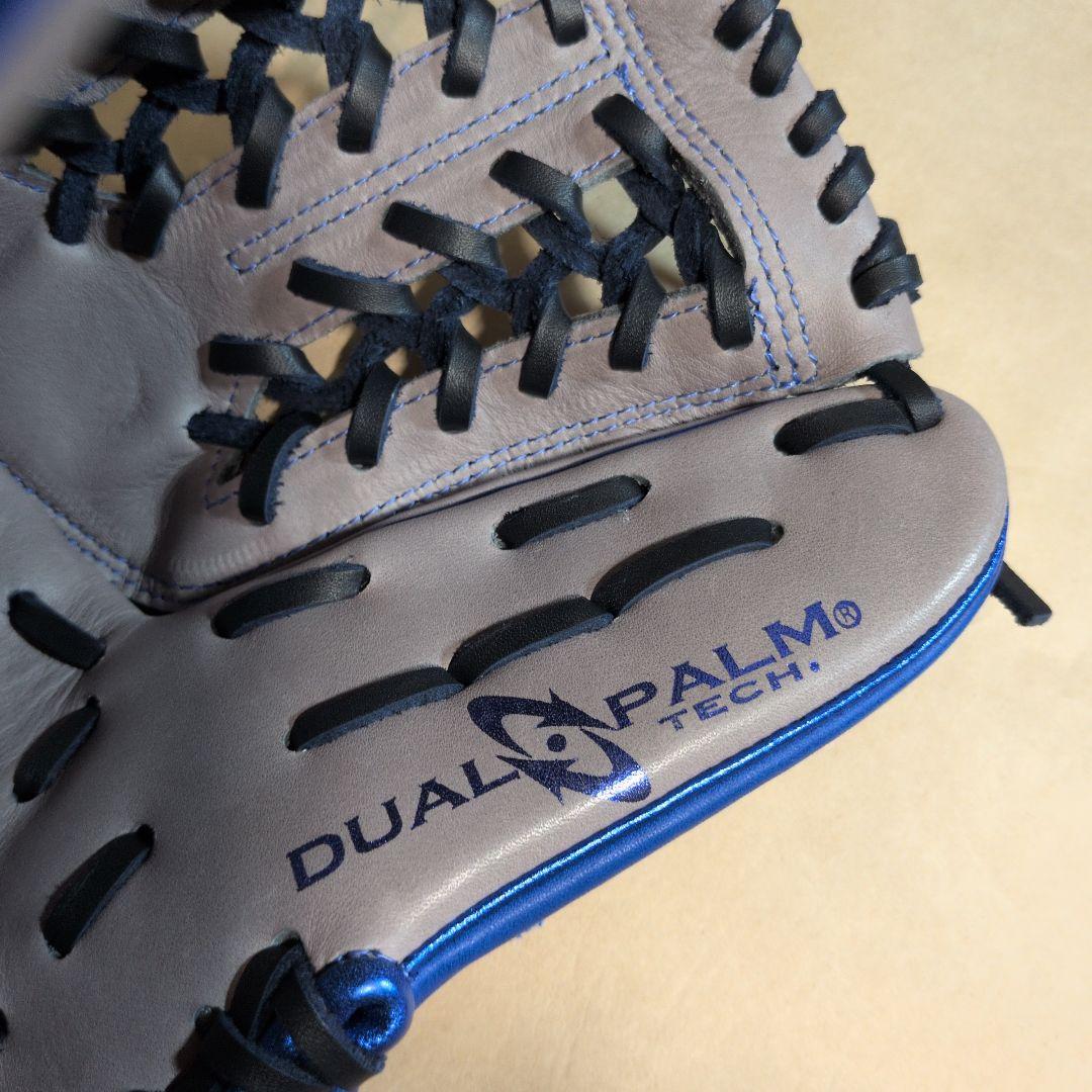 ローリングス:左投げ:大人用:軟式用グラブ:11.75インチ:グレー/ブルー