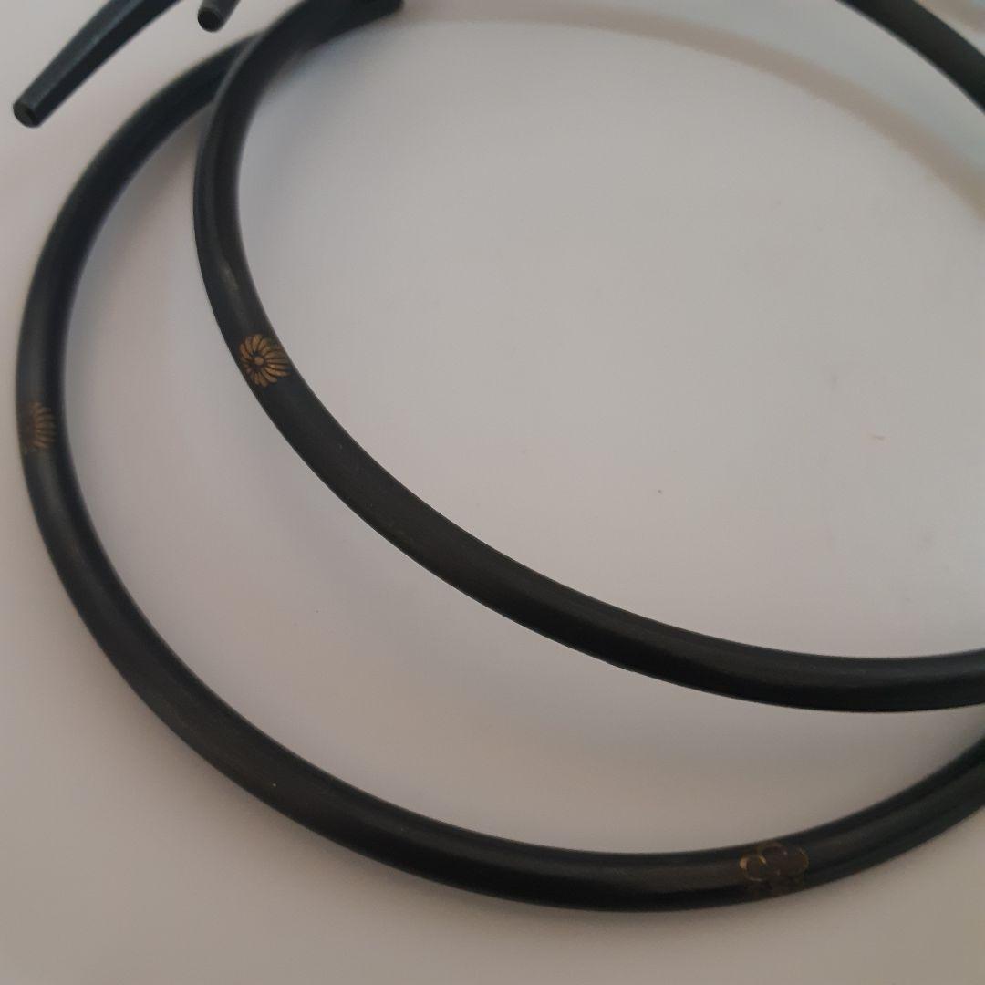 【ざーの】茶道具　弦　鎖　釻　釣釜道具　木村清五郎