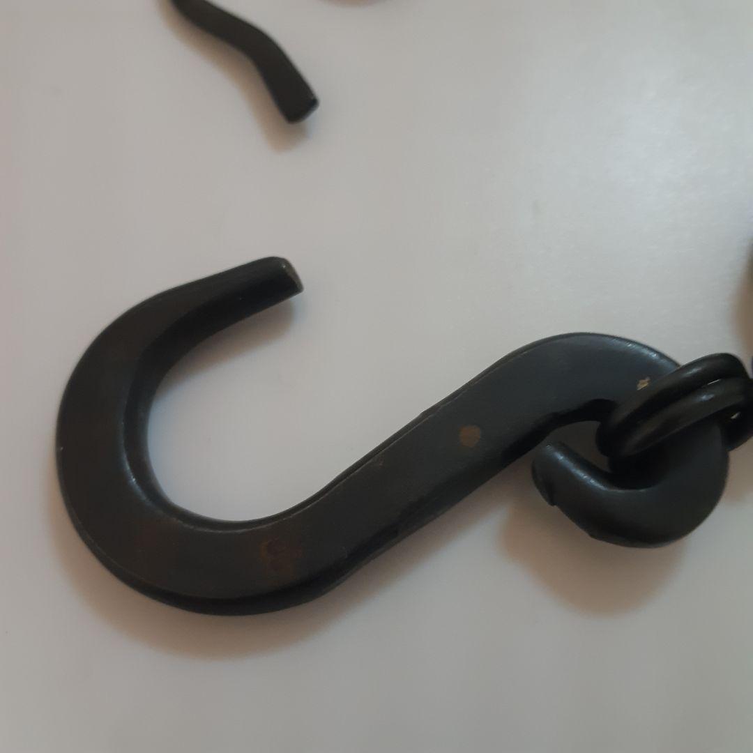 【ざーの】茶道具　弦　鎖　釻　釣釜道具　木村清五郎