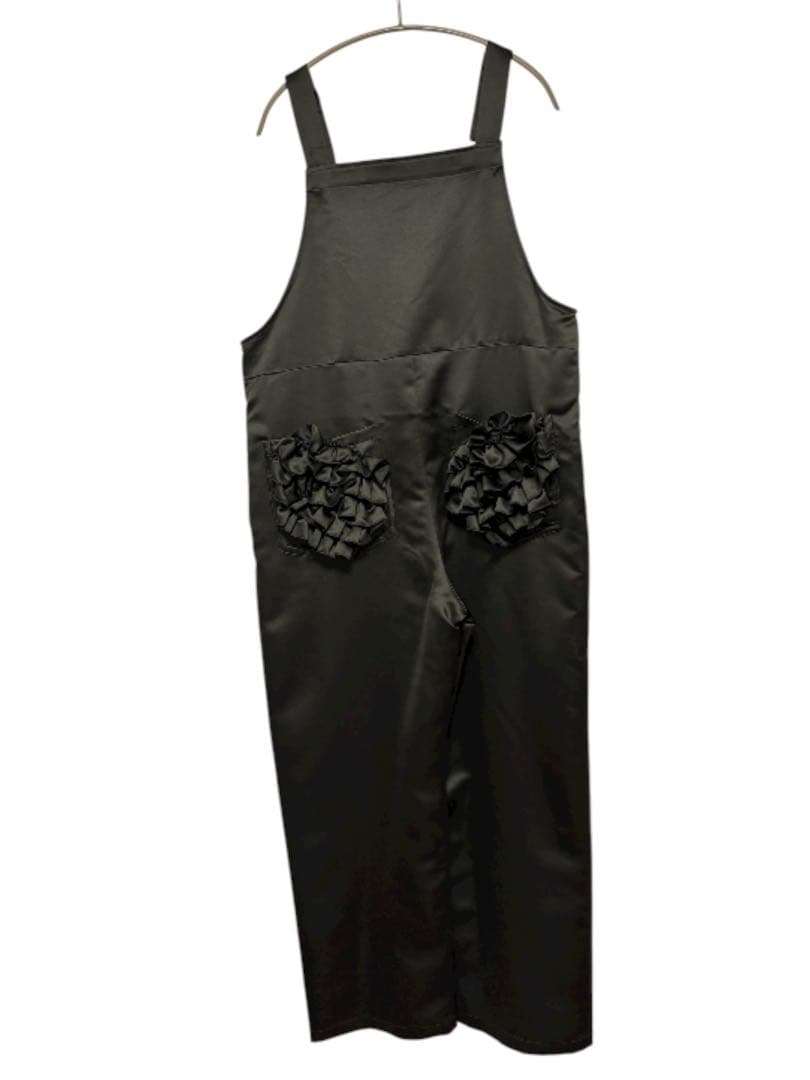 新品ロージーモンスターMカーキー サロペット フリルオーバーオール