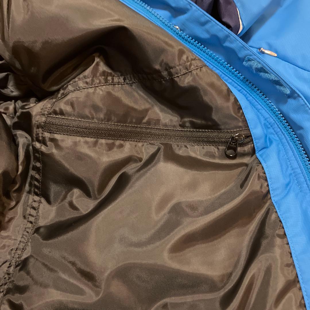 DESCENTE スキー スノーボードウェア 上下セット 男性用 青