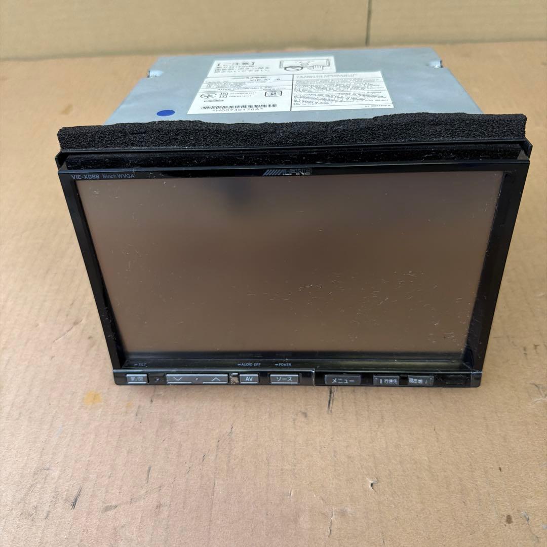 ALPINE 8型ワイドカーナビゲーションシステム VIE-X008
