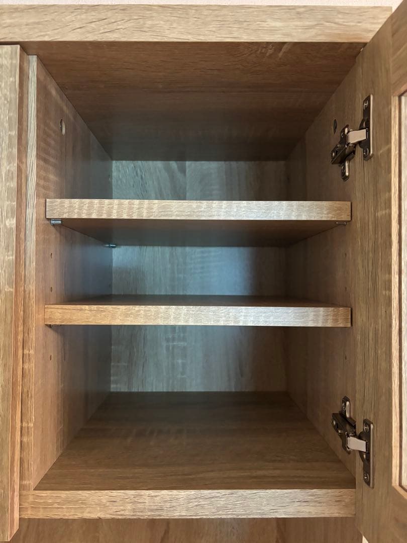 LOWYA【送料込み】 【コンセント付き】食器棚 幅90cm