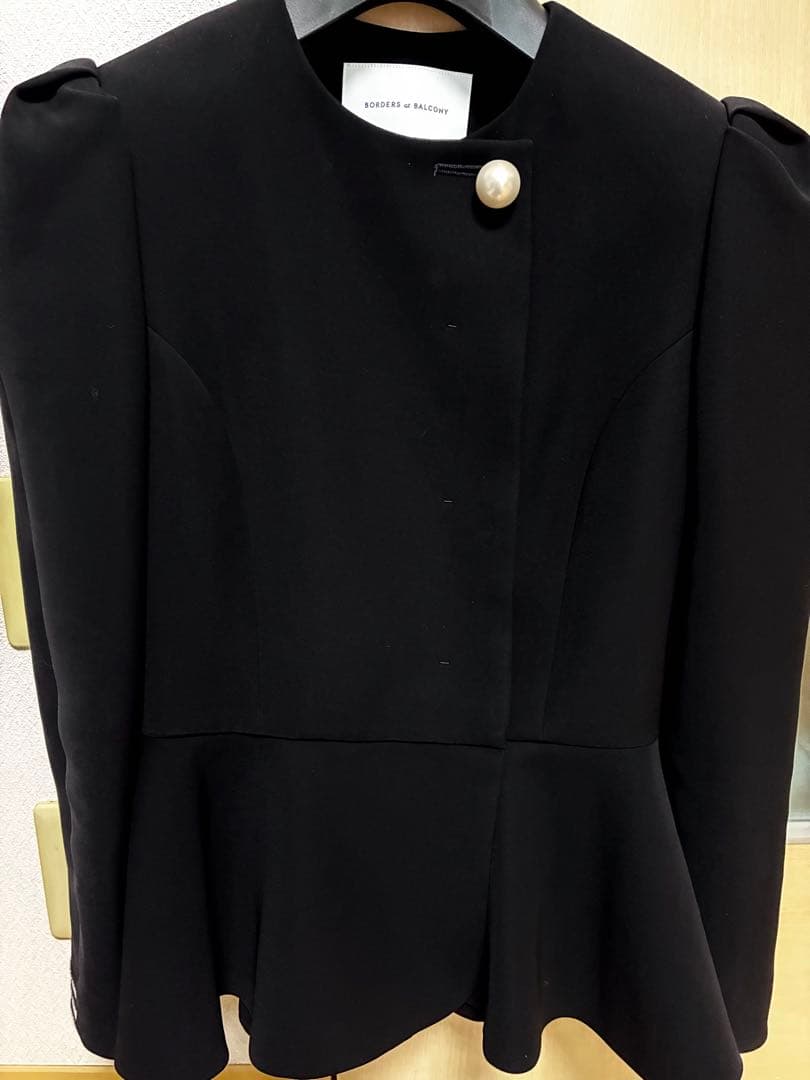 ボーダーズアットバルコニー♦︎ペプラムパールジャケット36