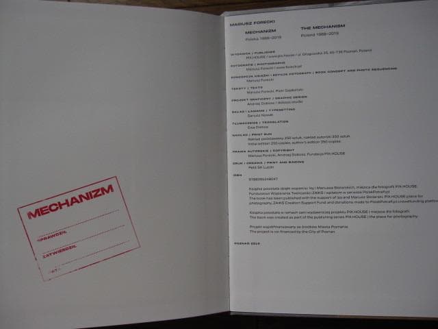 Mariusz Forecki　マリウス・フォレチキ　限定550部