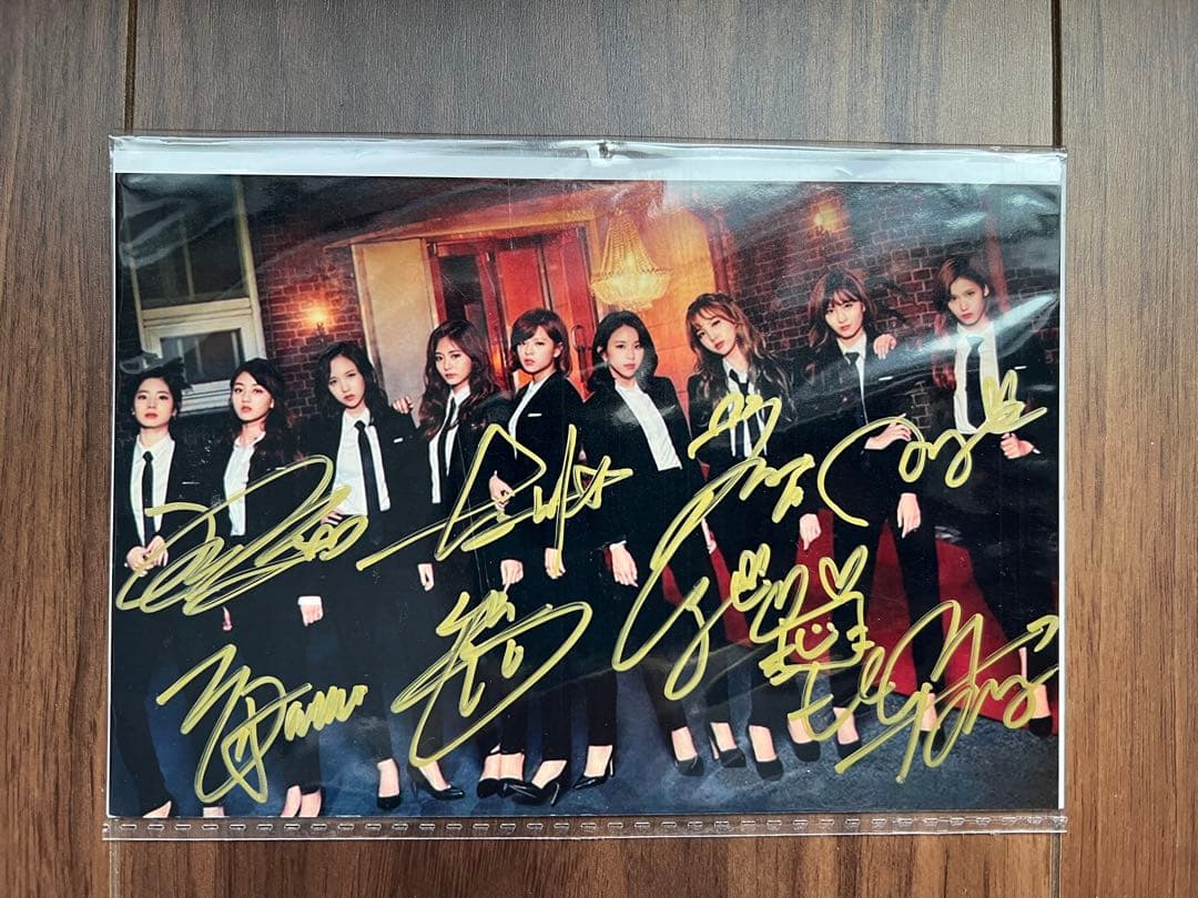 TWICE直筆サイン