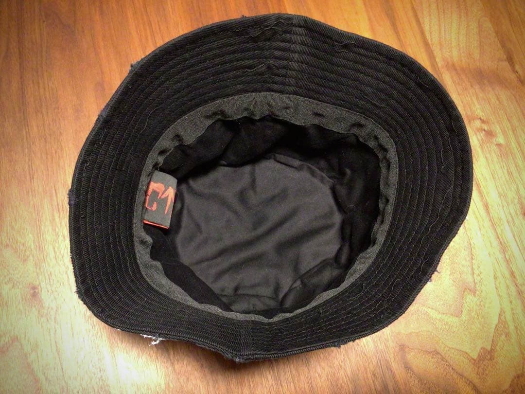 CVTVLIST STENCIL BUKET HAT”BLACK×WHITE\"