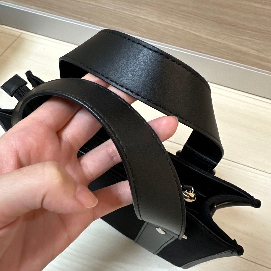 riu embossed tote bag トートバッグ スカーフ付 Rちゃん