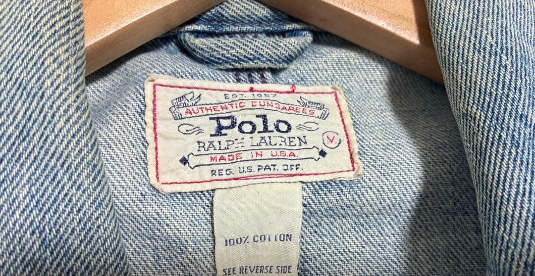 p*☆様 Ralph Lauren デニム　ジャケット　白タグ　80s gジャン