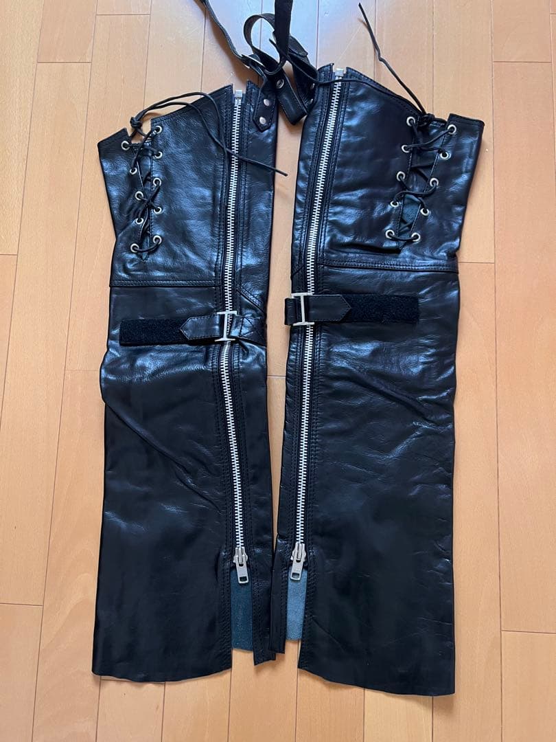 バイクチャップスSサイズ（水牛革） SサイズですがMサイズ感有り。