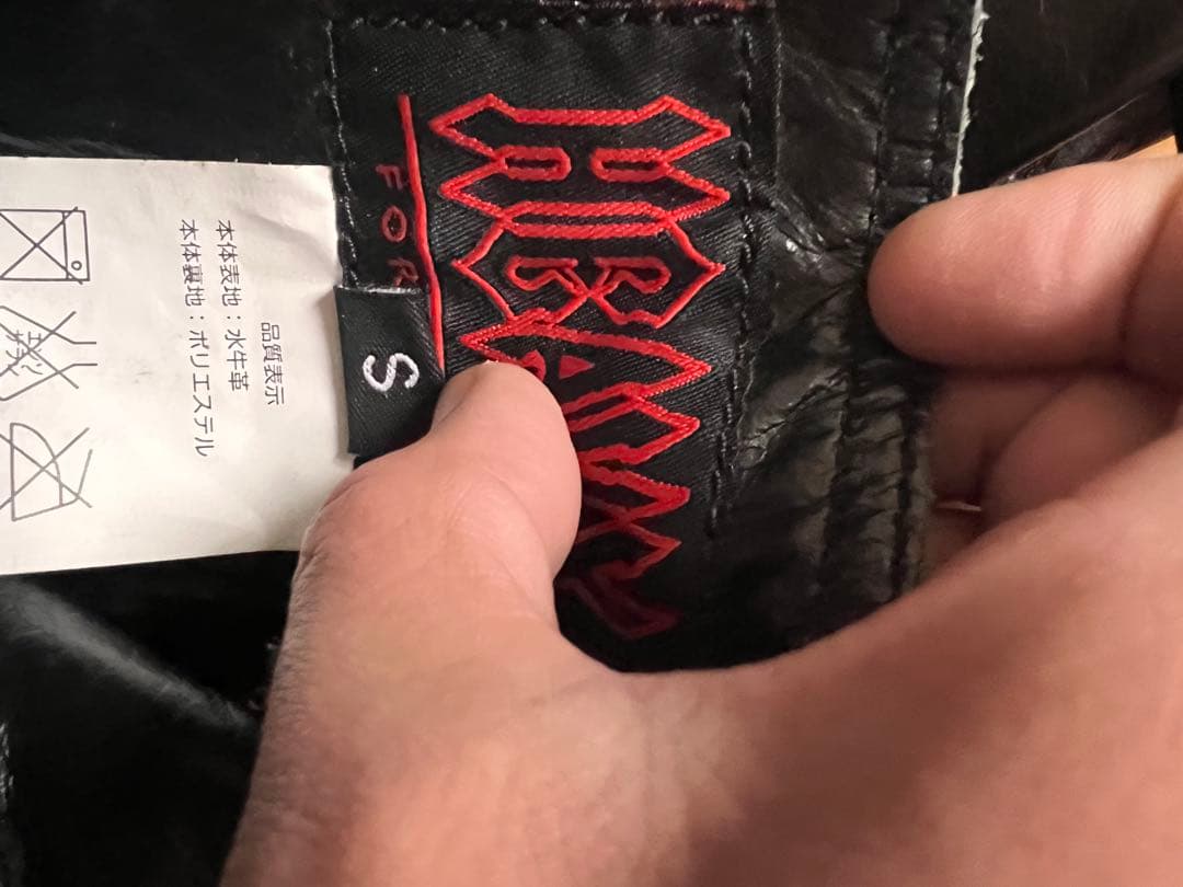 バイクチャップスSサイズ（水牛革） SサイズですがMサイズ感有り。