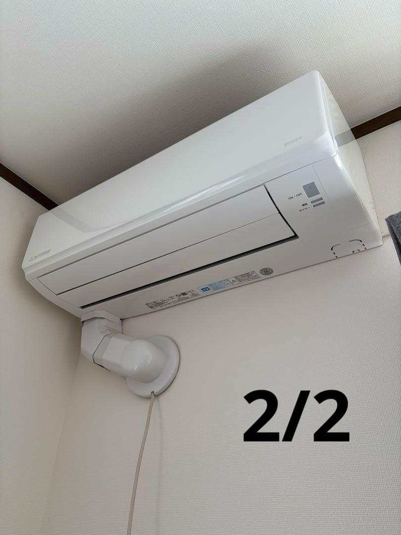 三菱エアコン 12畳 SRK3623T-W 2024年製　エアコン室外機