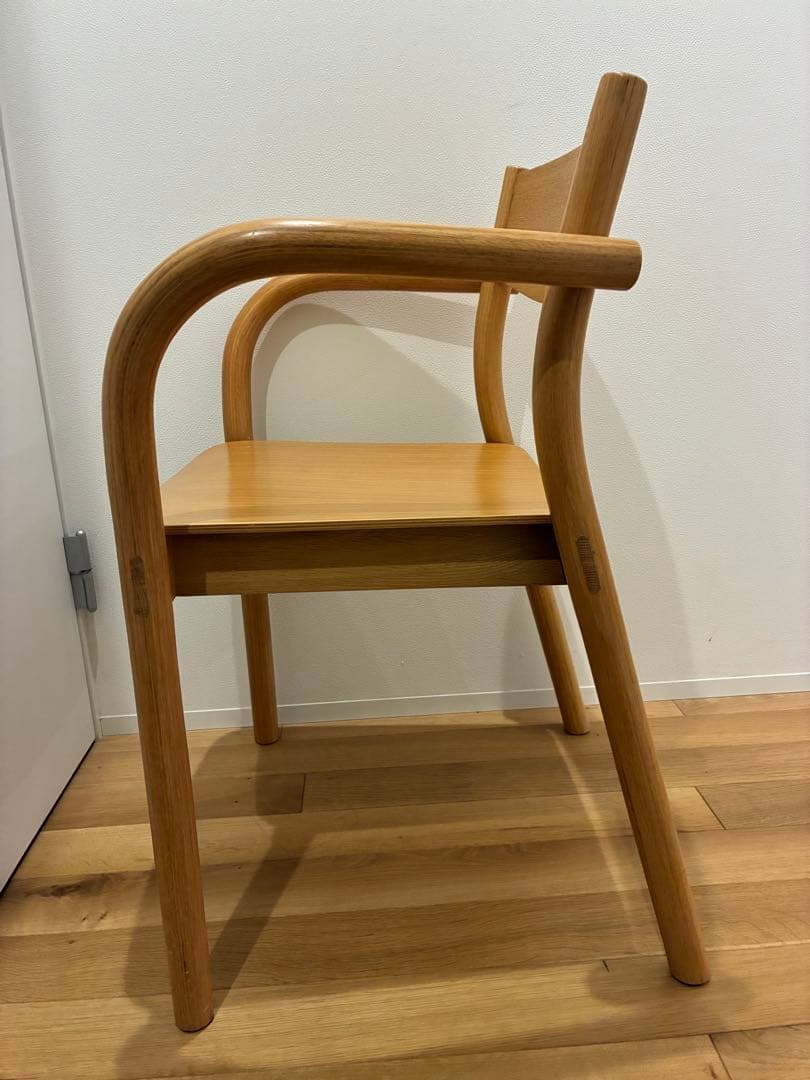 無印良品 オーク材ダイニングアームチェア