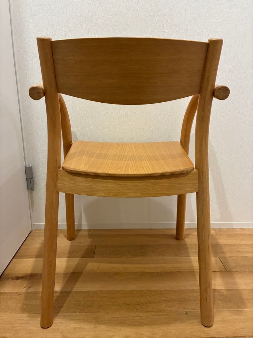 無印良品 オーク材ダイニングアームチェア