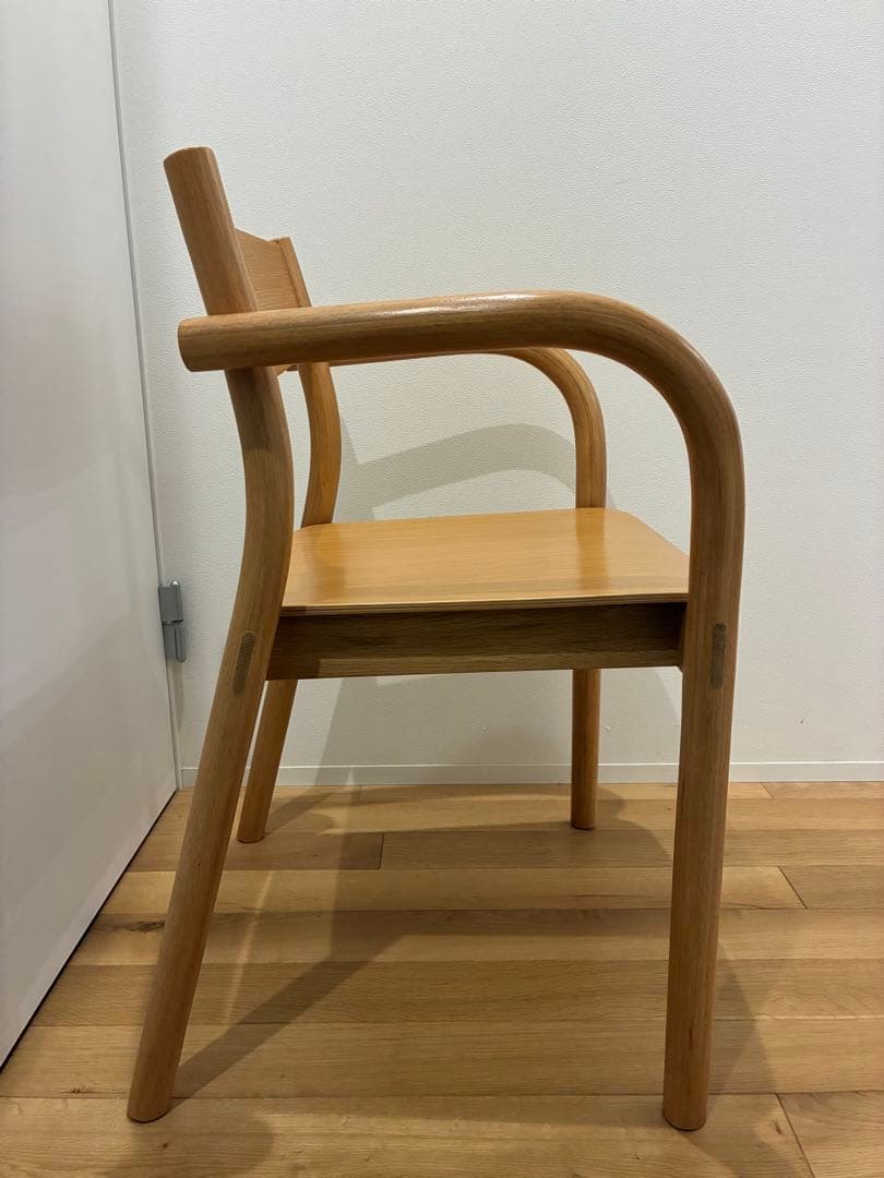 無印良品 オーク材ダイニングアームチェア