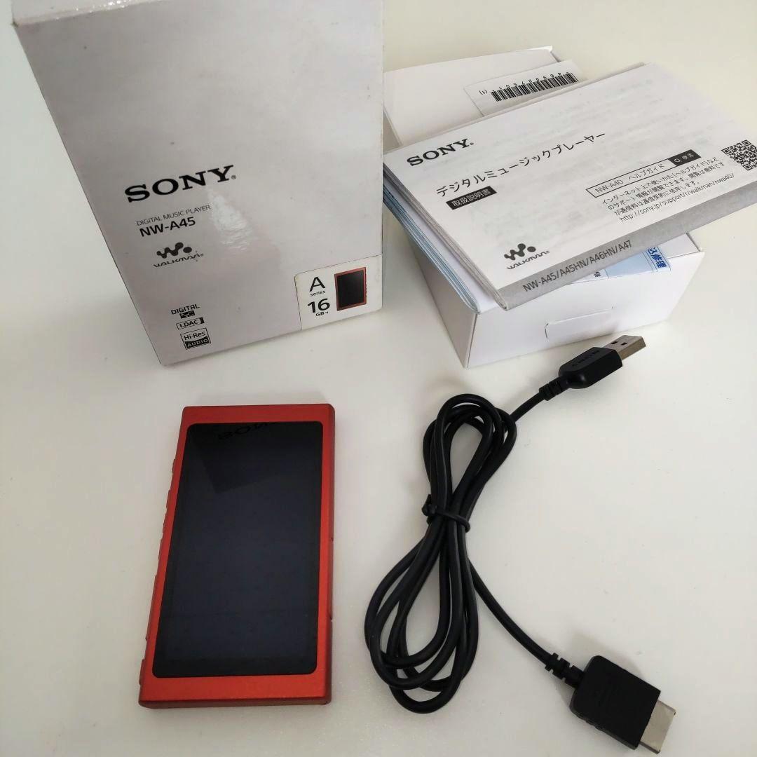 SONY WALKMAN NW-A45 ウォークマン トワイライトレッド