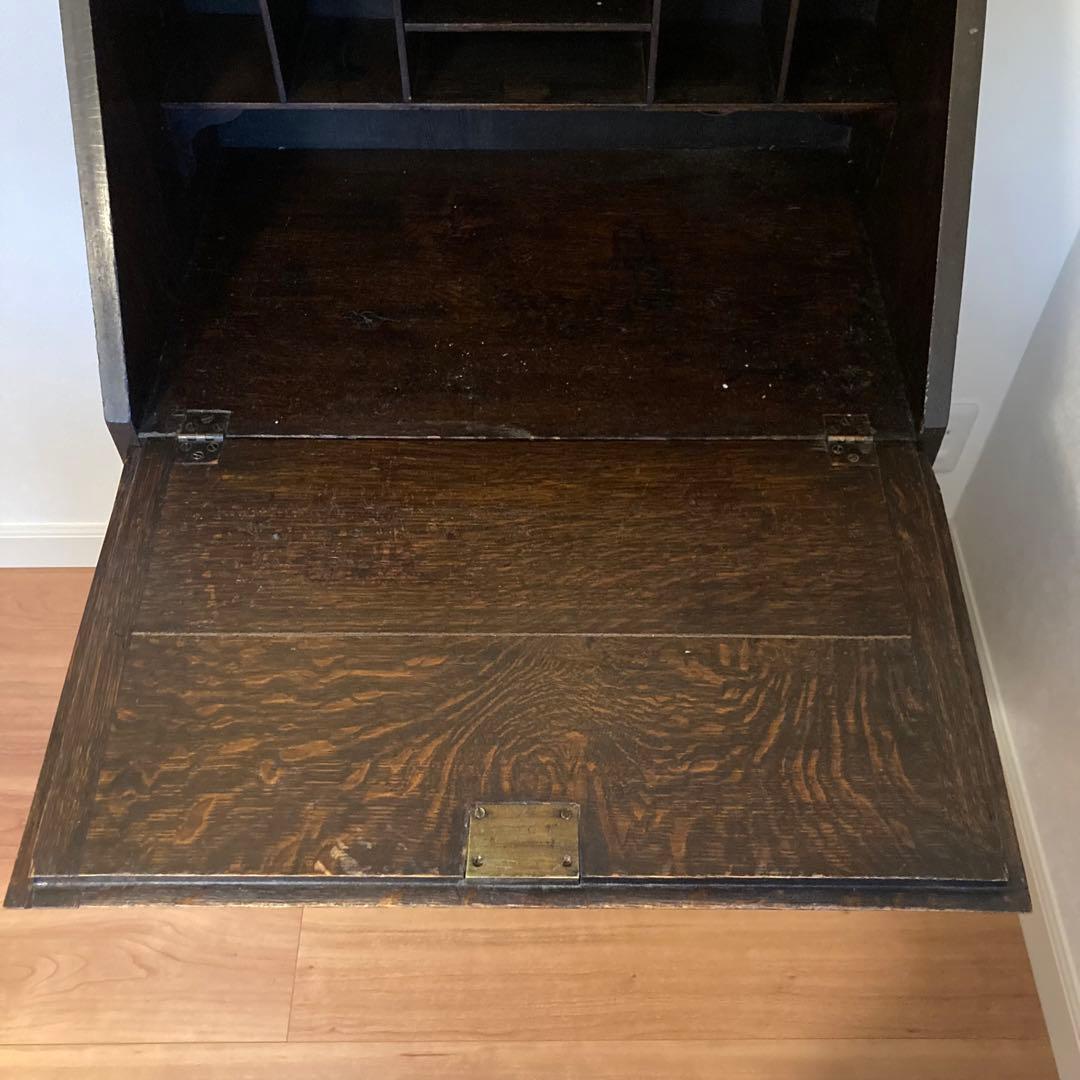 アンティーク　ライティングビューロー 3引き出し