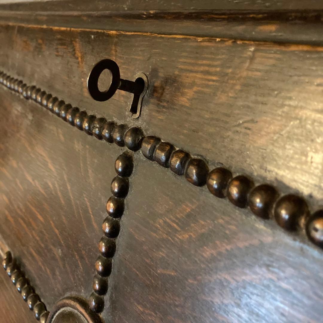 アンティーク　ライティングビューロー 3引き出し