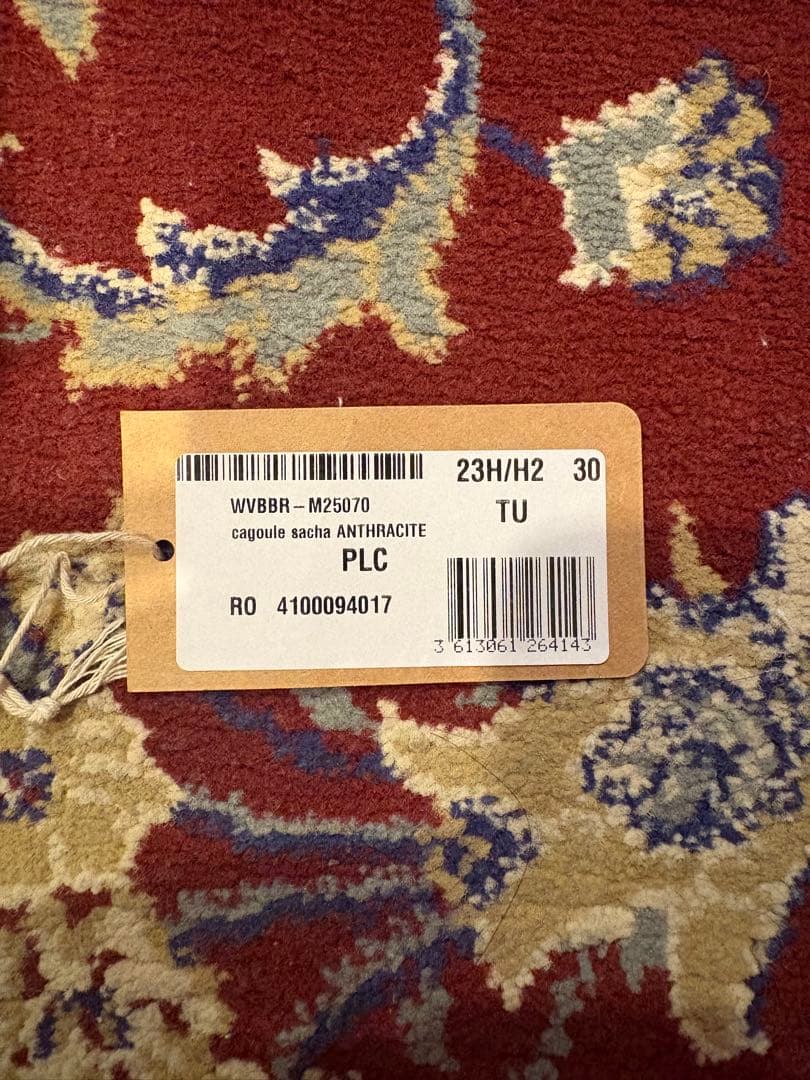 A.P.C. Sacha リブニット バラクラバ グレー