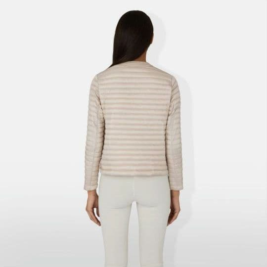 【新品】SAVE THE DUCKノーカラージャケット サンドベージュ