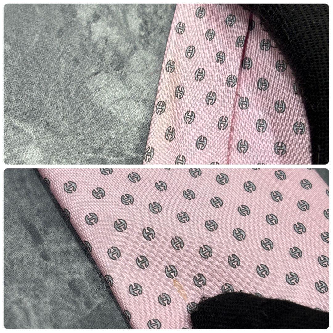 ✨美品✨HERMES ネクタイ 現行H柄 月夜の狼ウルフの刺繍 含む　2本セット