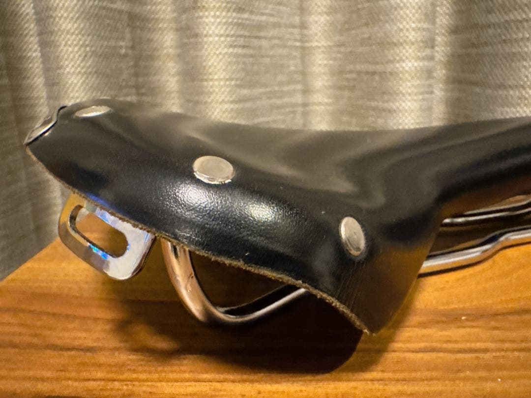 BROOKS ブルックス スワロー B15 クローム 黒 レザーサドル 革サドル