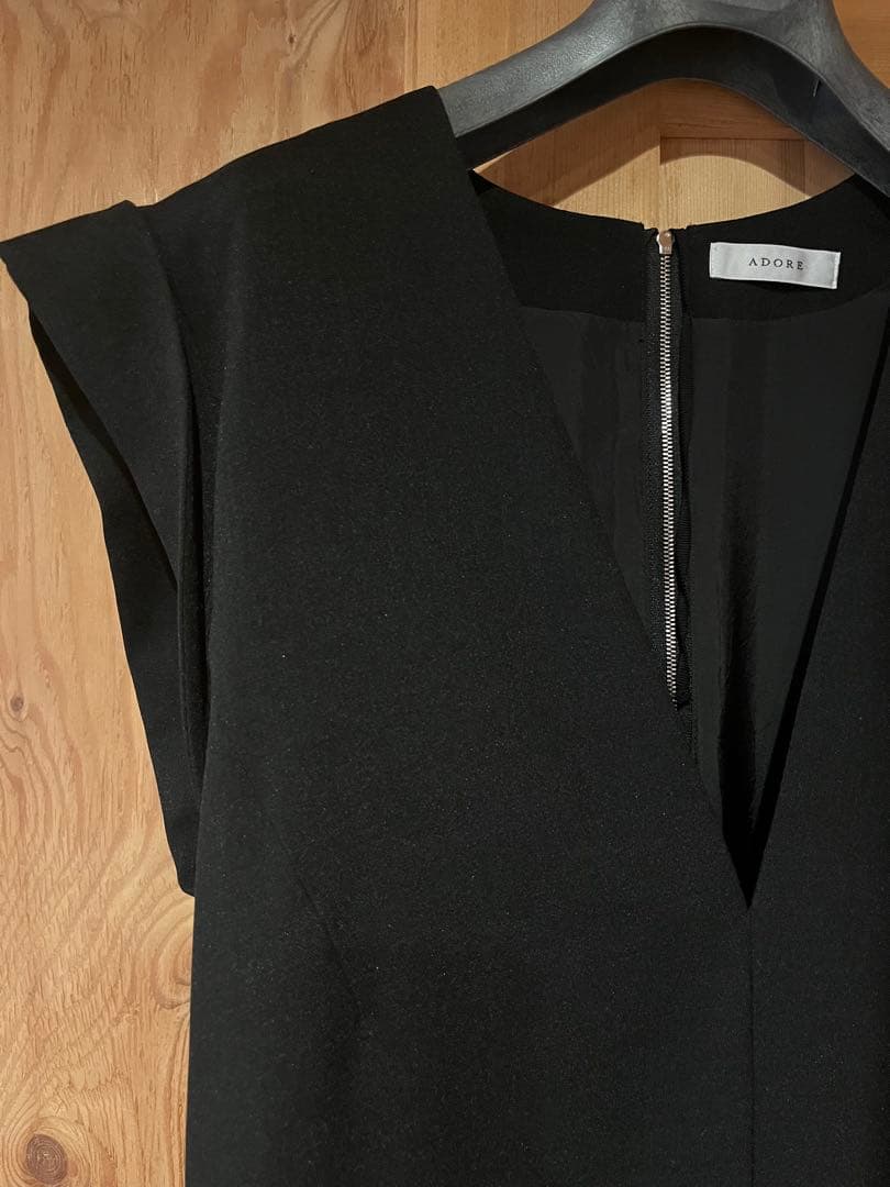 ADORE ドライオックス　Aライン　コンビネゾン　オールインワン　ブラック