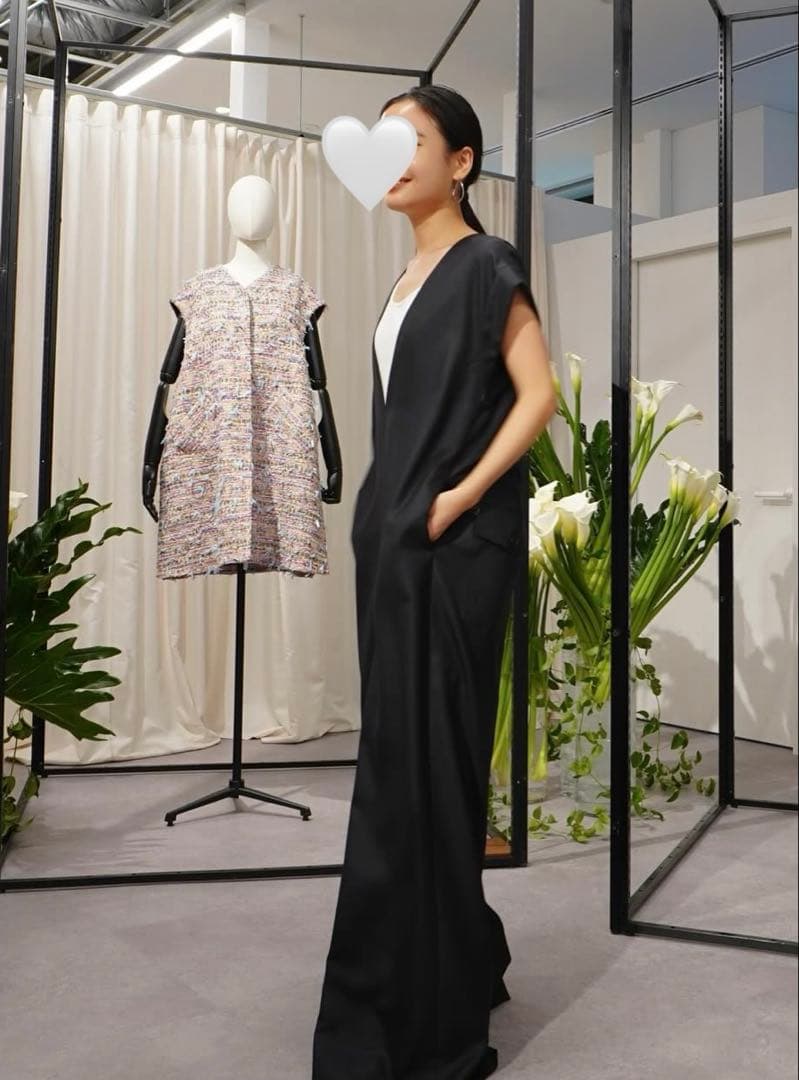 ADORE ドライオックス　Aライン　コンビネゾン　オールインワン　ブラック