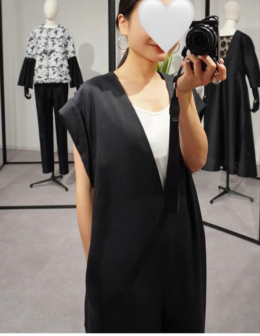 ADORE ドライオックス　Aライン　コンビネゾン　オールインワン　ブラック