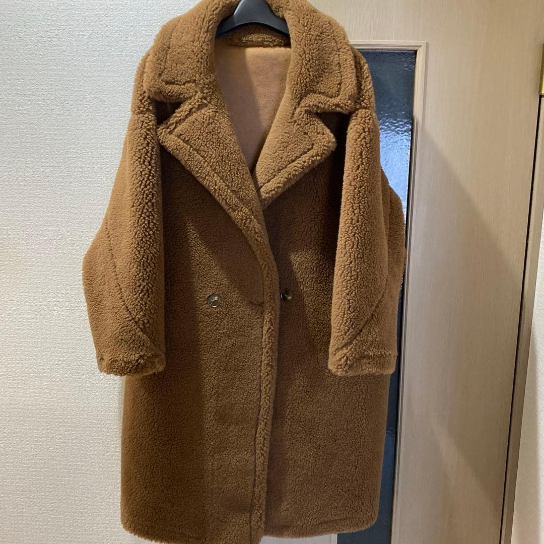 SAISON DE PAPILLON セゾンドパピヨン ロング丈ボアコート