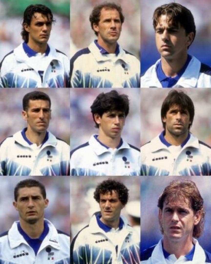 ディアドラ 94イタリア代表 トラックジャケット 希少襟元刺繍モデル Mサイズ