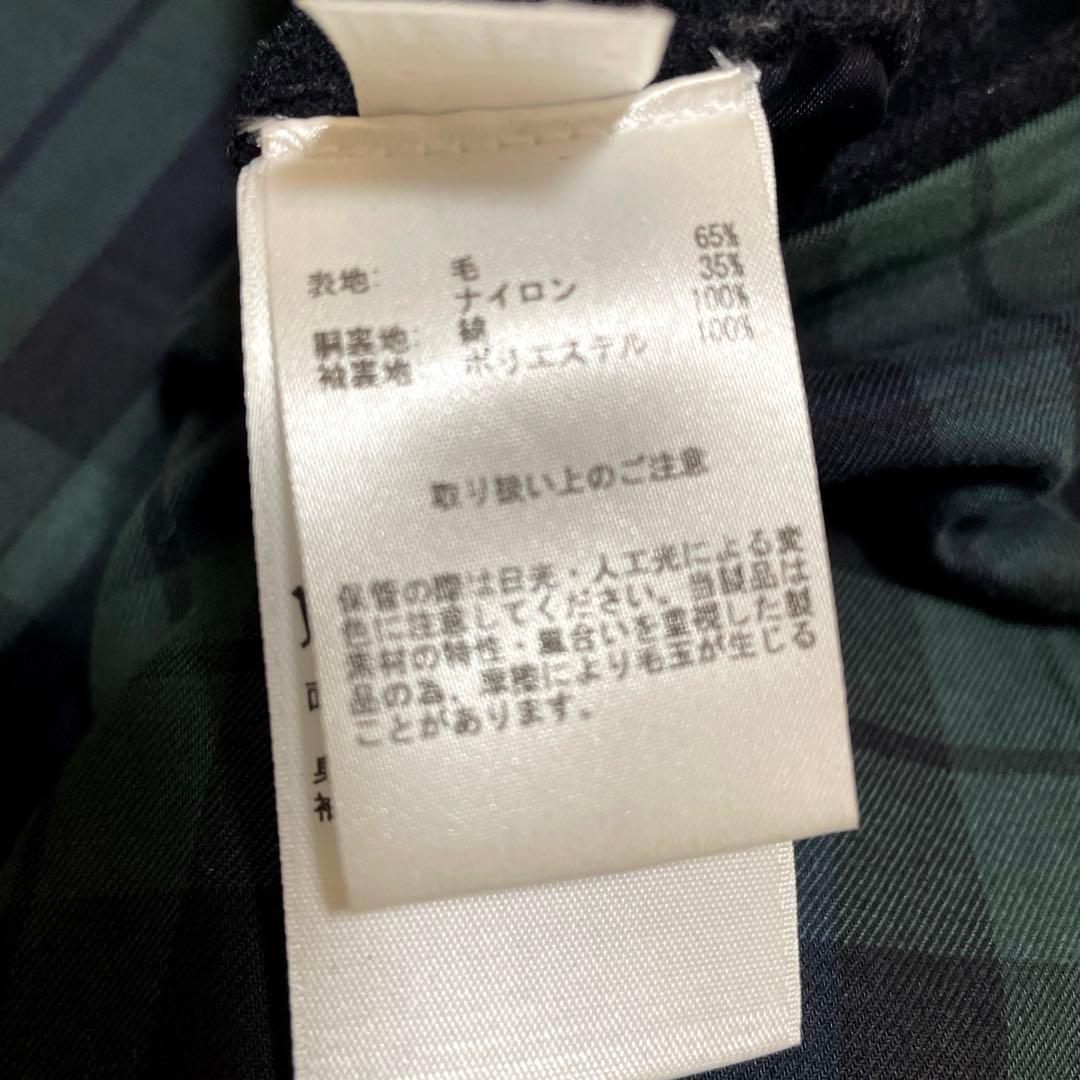 【美品】ブルックスブラザーズダブルブレストPコートブラックUSA L