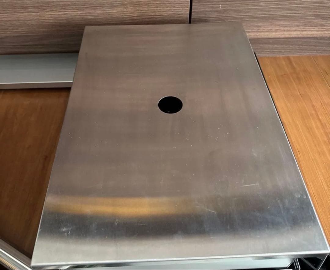  Peak アイアンテーブル ステンボックス 天板付き