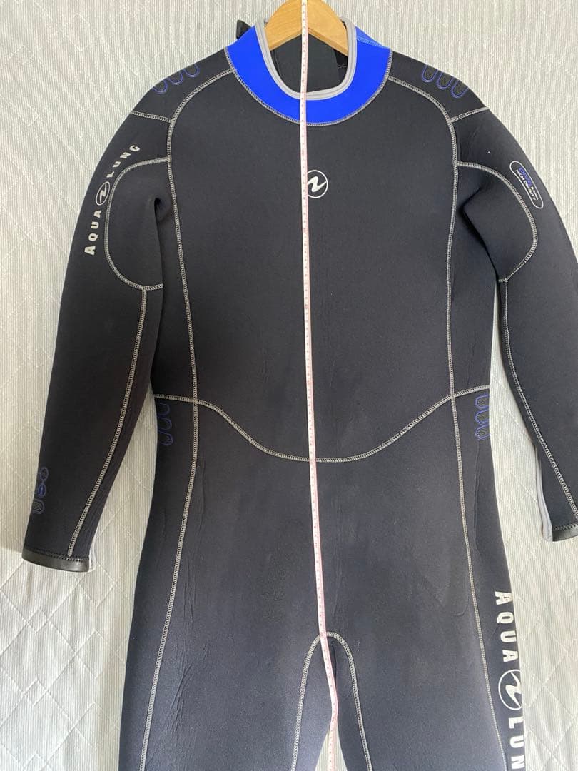 [美品] AQUA LUNG メンズ ウエットスーツ XL