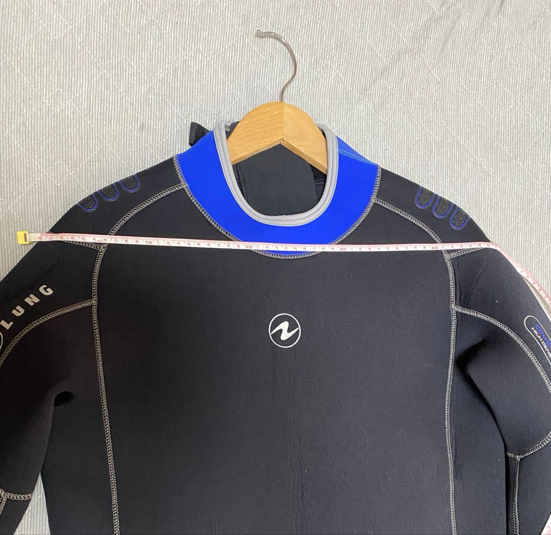 [美品] AQUA LUNG メンズ ウエットスーツ XL