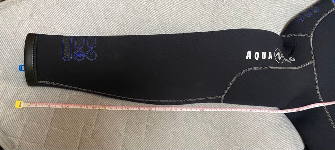 [美品] AQUA LUNG メンズ ウエットスーツ XL