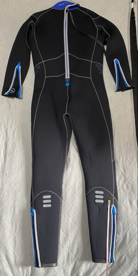 [美品] AQUA LUNG メンズ ウエットスーツ XL