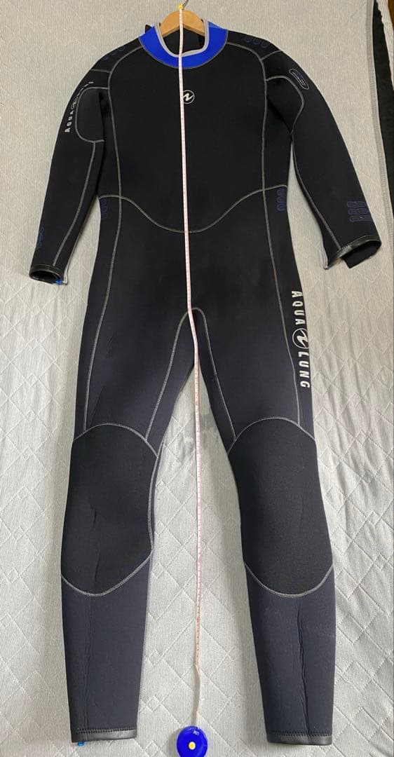 [美品] AQUA LUNG メンズ ウエットスーツ XL