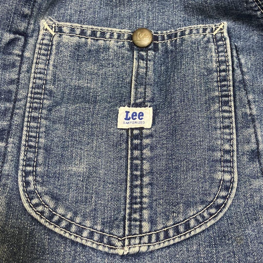 日本製 Lee デニムカバーオール 91-J 0412 ハウスタグ/Mサイズ
