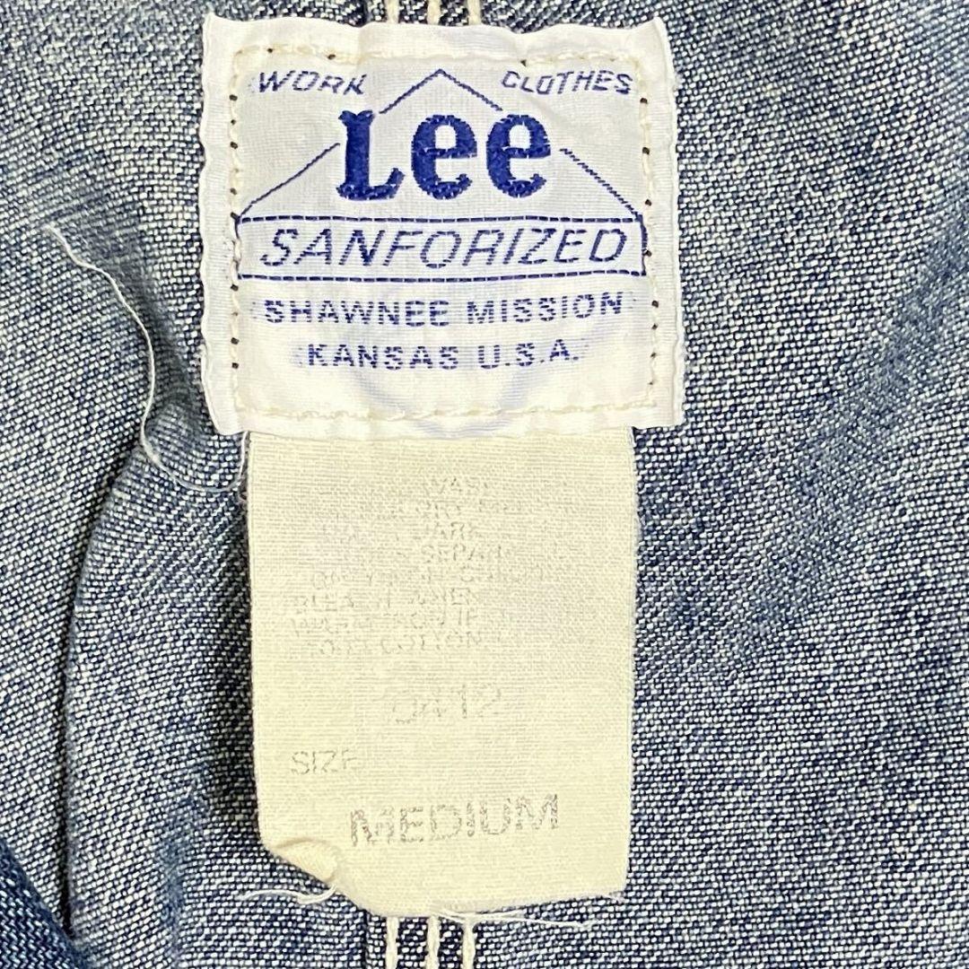 日本製 Lee デニムカバーオール 91-J 0412 ハウスタグ/Mサイズ