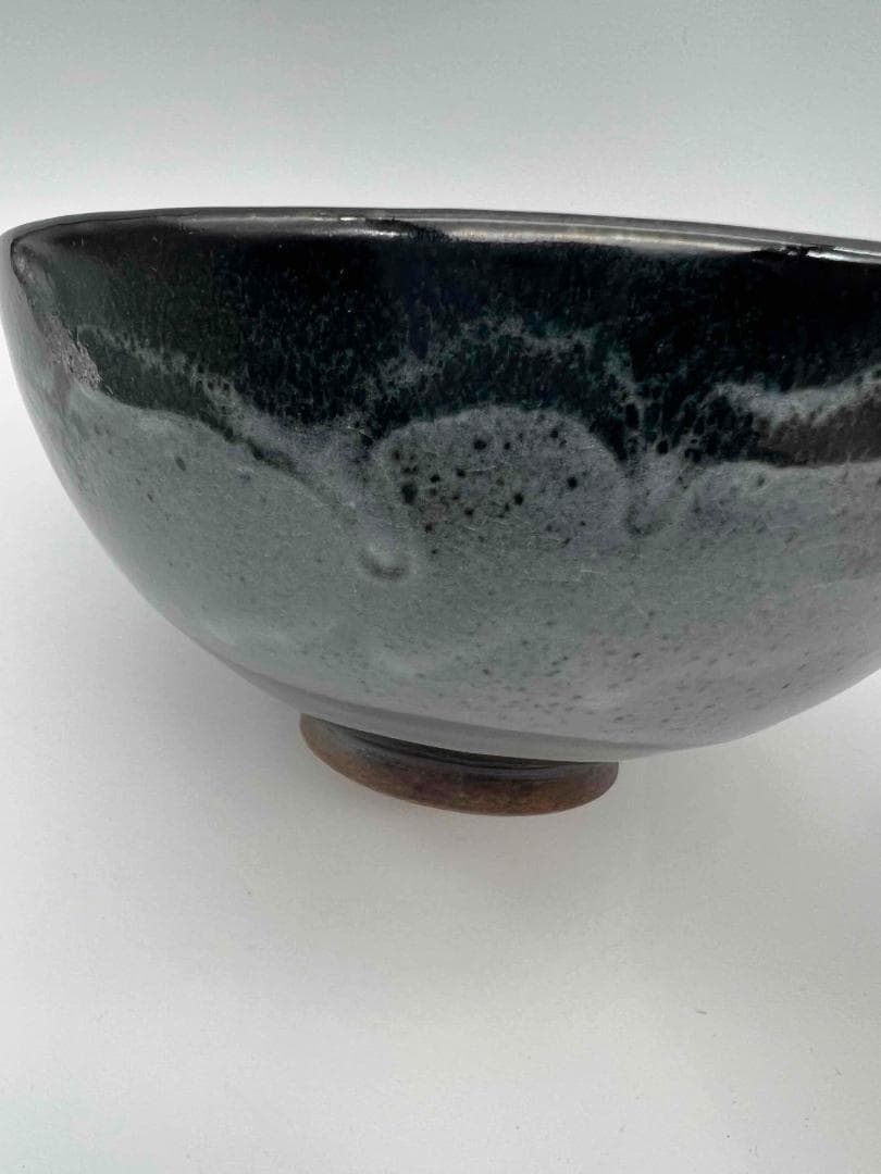 田中　宋時代黑釉窯変釉茶碗 黑釉建窯茶盞天目茶碗旧家蔵出し唐物(A-63)