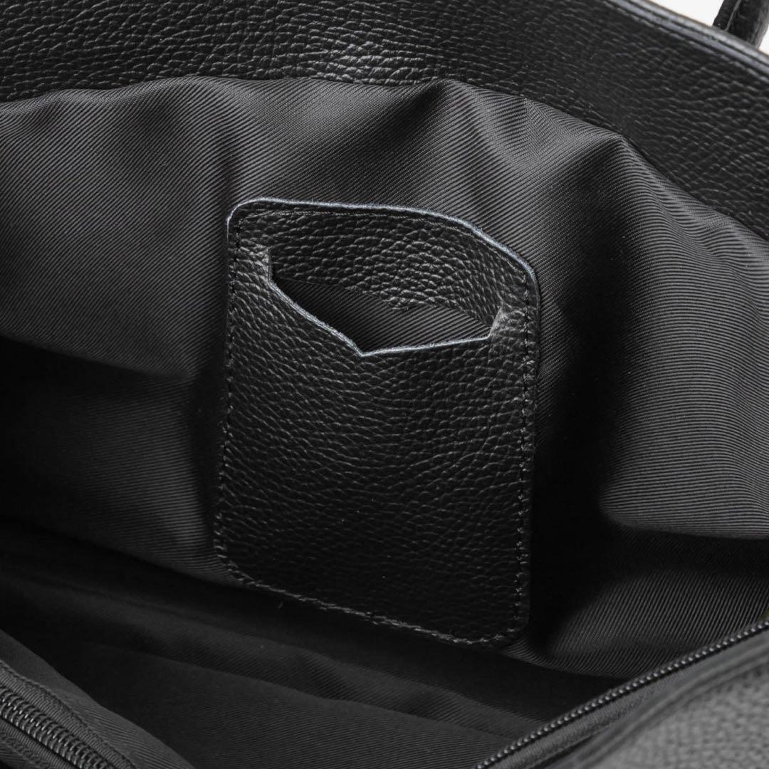 AULENTTI 黒レザートートバッグ A4