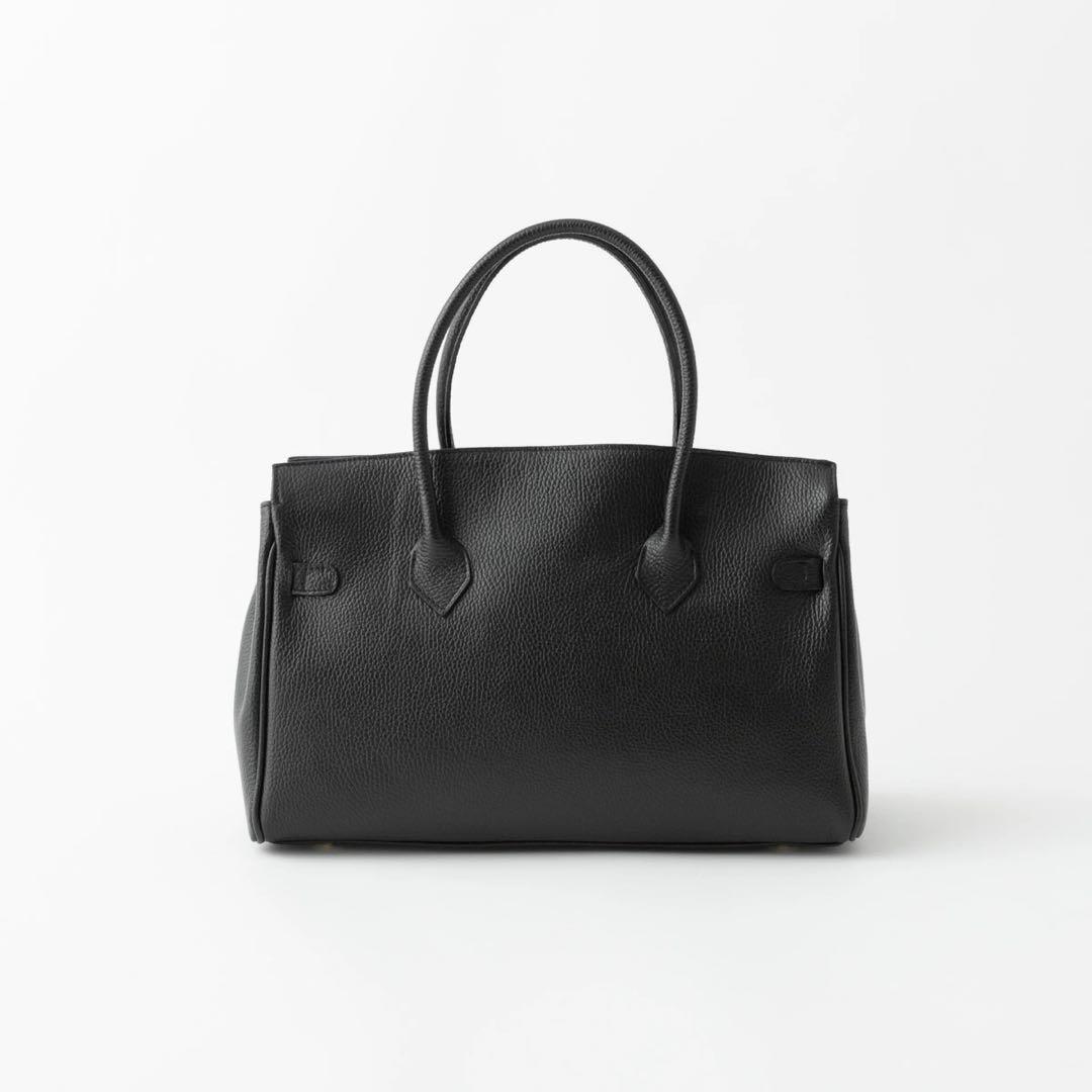 AULENTTI 黒レザートートバッグ A4