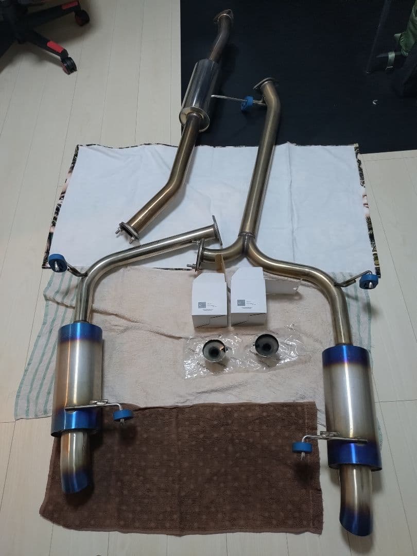アコードCL7 J'S RACING R304 SUS エキゾーストデュアル