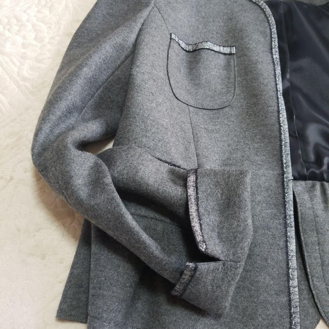 まかろん　新品未使用　TO BE CHIC ノーカラージャケット