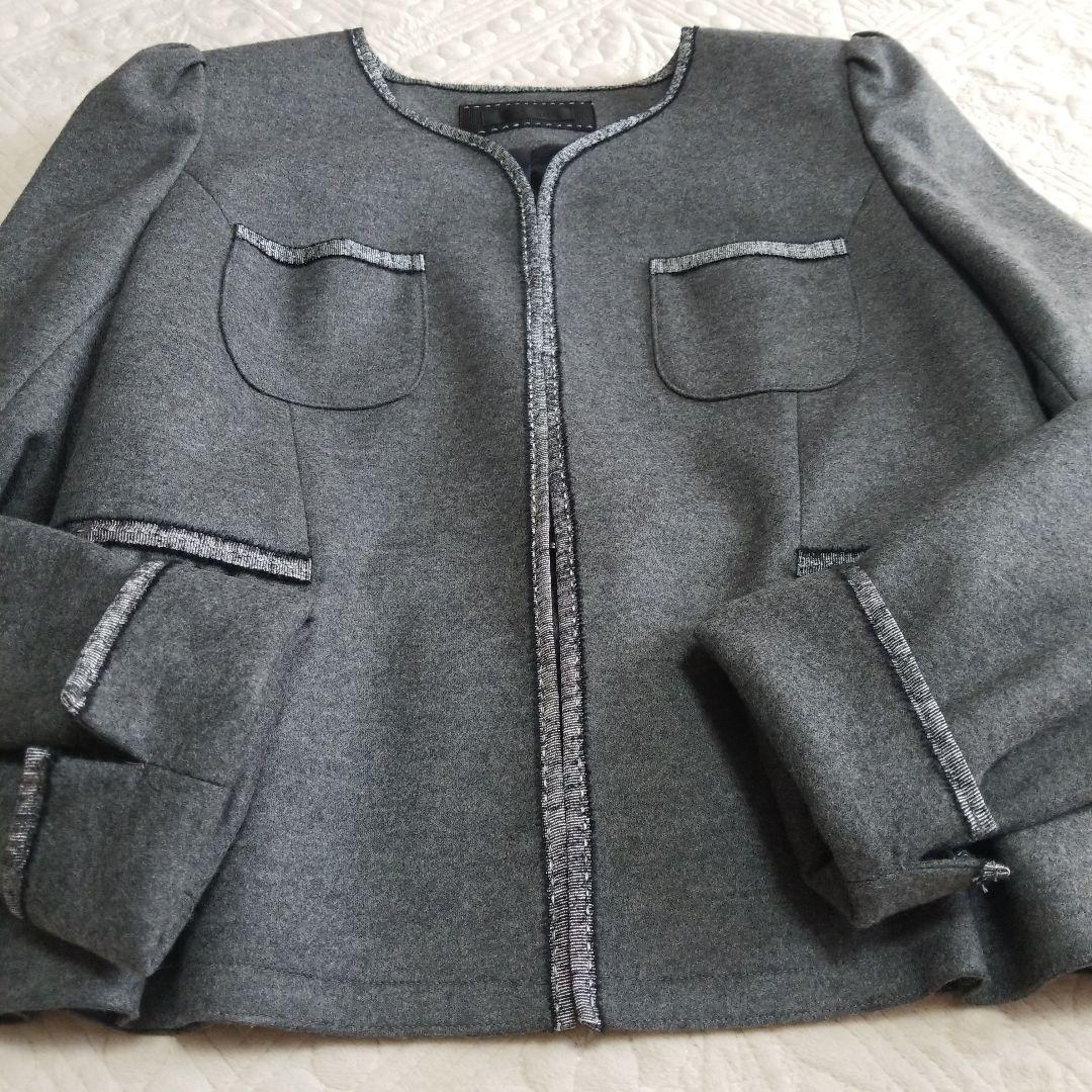 まかろん　新品未使用　TO BE CHIC ノーカラージャケット