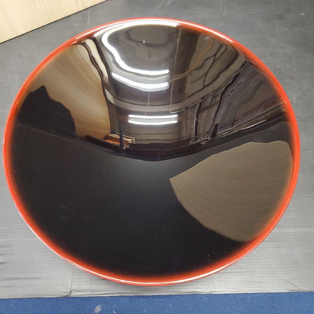 希少 輪島屋 善仁 曙塗呂色仕上 円粋鉢 最高級 輪島塗 未使用