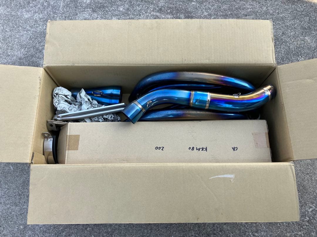 ZRX400 PRO Drag マフラーセット　画像優先‼️ チタン　ステンレス