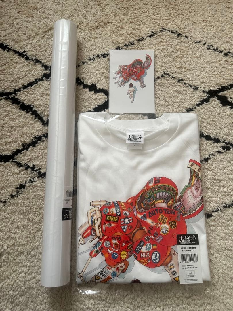 士郎正宗の世界展 大友克洋 攻殻機動隊 Tシャツ L ポスター ポストカード