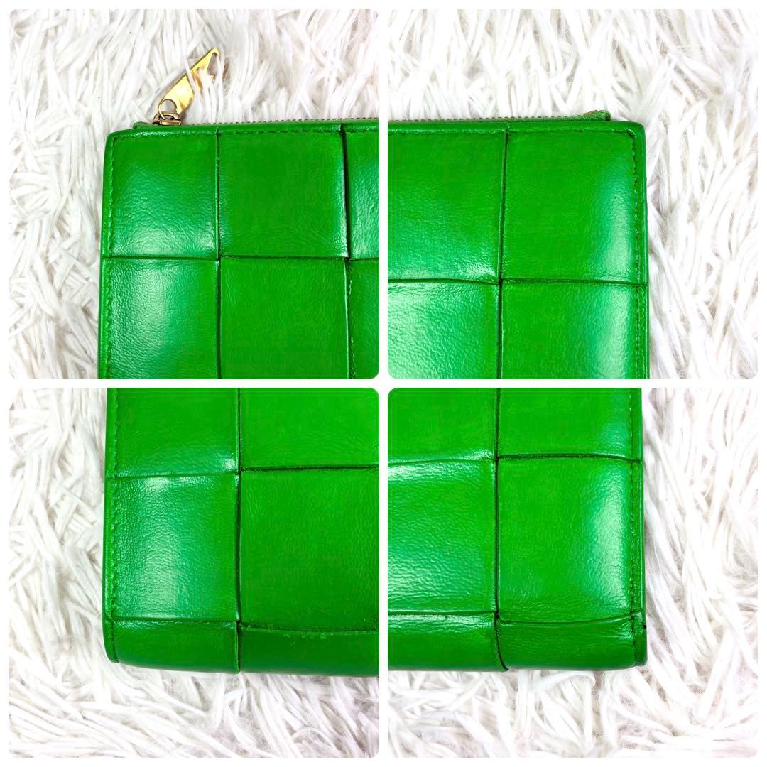 【ボッテガ ✨】カセット マキシイントレチャート コンパクトウォレット 折り財布